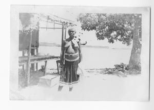 [Bougainvillean Woman Smoking a Pipe, #2]