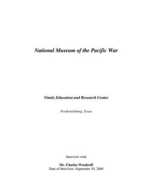 Oral History Interview with Charles Woodruff, September 10, 2008