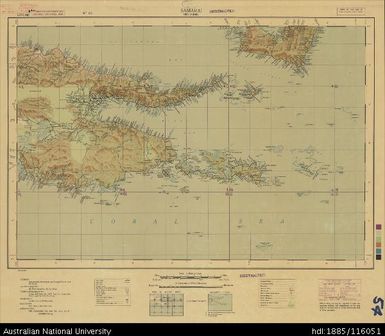 Papua New Guinea, Southern New Guinea, Samarai, 4 Mile Strategic series, Sheet 1699, 1945, 1:253 440