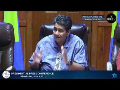 Presidential Press Conference (July 6, 2022)