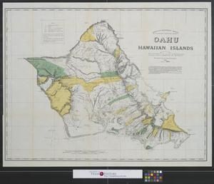 Oahu, Hawaiian Islands : From trigonometrical surveys by W.D. Alexander, C.J. Lyons, J.F. Brown, M. D. Monsarrat and Wm. Webster.