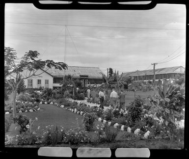 Gardens outside Nadi airport, Fiji