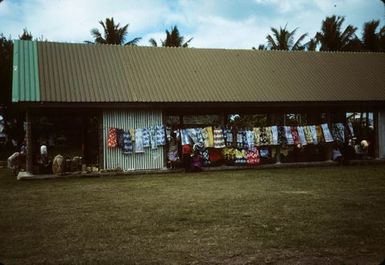 Print makers and basketry makers stalls Nuku'alofa June 1984