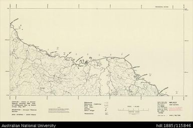 Papua New Guinea, Lower Ramu Area, Malala, Provisional map, Sheet NMP-58-036, 1958, 1:63 360