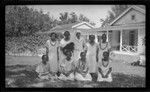 Cook Islands nurses and European matron at Government Hospital, Avarua, Rarotonga