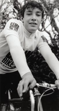 Cycling; Chris Jenner in the New Zealand team for the Oceania Games.