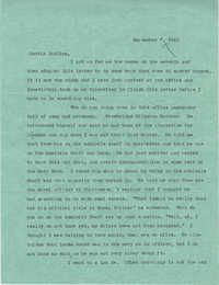 Letter from Sidney Jennings Legendre, September 7, 1942