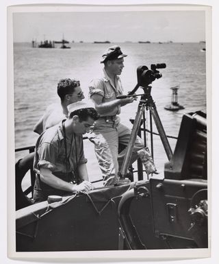 Coast Guard Combat Photographer Enter Manila Bay