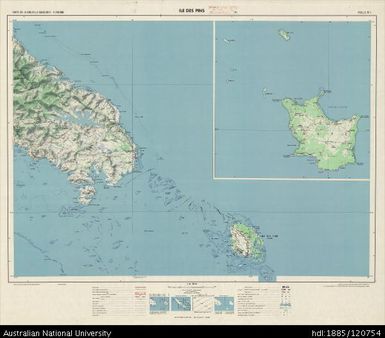 New Caledonia, Ile Des Pins, Sheet 1, 1:200 000