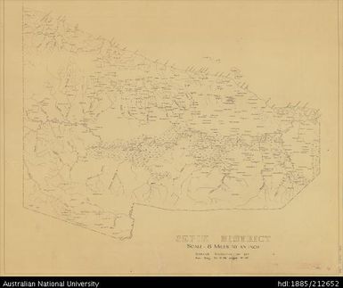 Papua New Guinea, Sepik District, 1955, 1:506 880