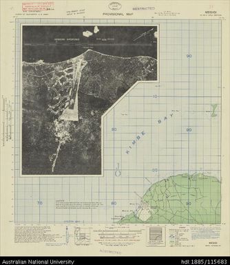 Papua New Guinea, New Britain, Megigi, Provisional map, Sheet B56/5, 1943, 1:63 360