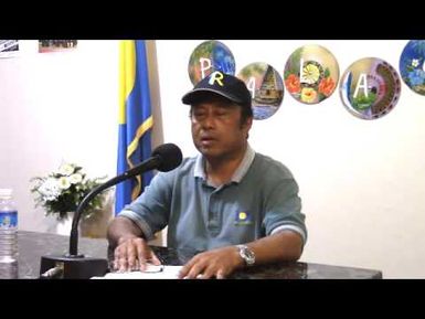 President Tommy Remengesau Jr. ~ Omereng El Saul - 11/10/16