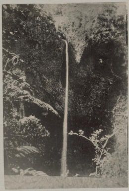 Waterfall in Fiji, approximately 1895