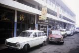 French Polynesia, street scene in Papeete shopping district