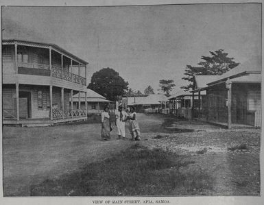 View of Main Street, Apia, Samoa