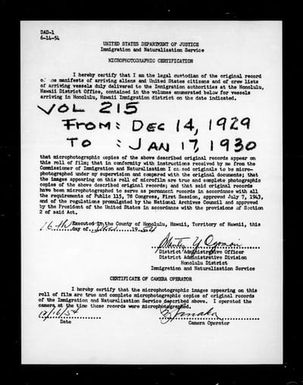 Volume 215: December 14, 1929 - January 17, 1930