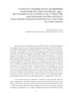 Chants et légendes dans les Mémoires d’Arii Taimai de
Henry Adams (éd. 1964) : des fragments d’histoire et de littérature polynésienne des Teva de Tahiti pour servir de base de référence à l’histoire du Tahiti ancien - 
Vāhi Sylvia Tuheiava-Richaud