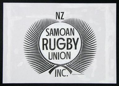 New Zealand Samoan Rugby Union Logo Design