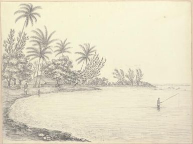 The Queen's house at Papuoa, Taheite [i.e. Tahiti] Jany 16