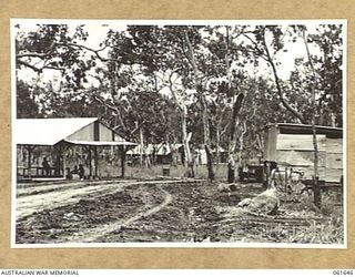 17 MILE, PORT MORESBY AREA, NEW GUINEA. 1943-12-13. A VIEW OF THE RETURNED STORES DEPOT, 10TH AUSTRALIAN ADVANCED ORDNANCE DEPOT