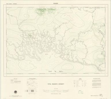 New Guinea 1:250,000 total magnetic intensity: Kikori (Sheet B55/B1-13)