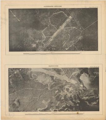 Special map, northeast New Guinea: Alexishafen, ed.1 (Verso J.R. Black Map Collection / Item 5)