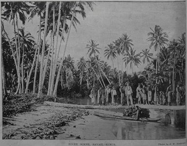 River Scene, Savah, Samoa