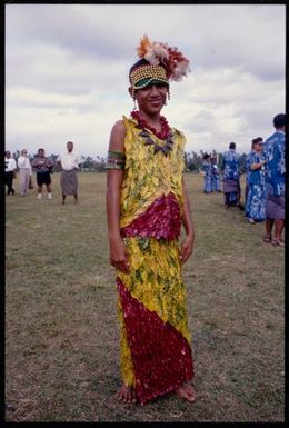 South Pacific Festival of the Arts, Apia, 1996. I-Kiribati woman