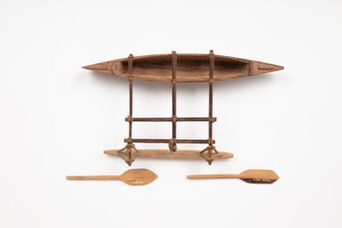 Model canoe