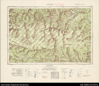 Indonesia, Western New Guinea, Jofsisera, Series: Nederlands-Nieuw-Guinea, Sheet 8-J, 1957, 1:100 000