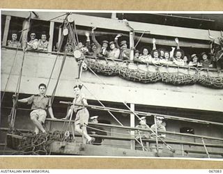 TOWNSVILLE, QLD. 1944-06-27. AUSTRALIAN ARMY NURSING SERVICE (AANS) AND AUSTRALIAN ARMY MEDICAL WOMEN'S SERVICE MEMBERS OF THE 2/1ST GENERAL HOSPITAL, 2/5TH GENERAL HOSPITAL AND THE 47TH CAMP ..