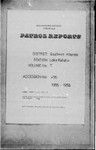 Patrol Reports. Southern Highlands District, Lake Kutubu, 1955 - 1956