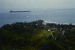 Aerial view of Sepik coastal station, Oct 1961