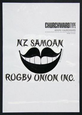 New Zealand Samoan Rugby Union Logo Design