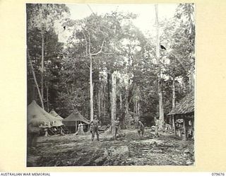 DOBODURA, NEW GUINEA. 1943-07. THE STRIP ADVANCED DRESSING STATION OPERATED BY THE 10TH FIELD AMBULANCE, AUSTRALIAN ARMY MEDICAL CORPS