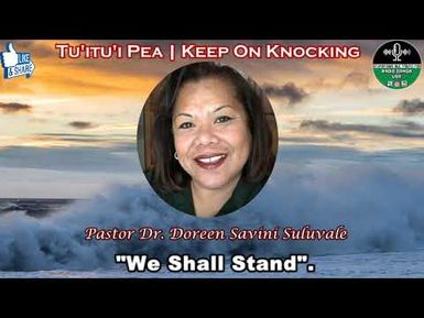 Tu'itu'i Pea with Pastor Dr. Doreen Suluvale. 4/2/2020