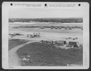 Panorama Of Agana Filed On Guam, Marianas Islands Taken 5 November 1944. (U.S. Air Force Number B70641AC)