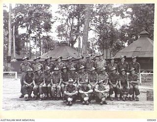 TOROKINA, BOUGAINVILLE. 1945-11-24. PERSONNEL OF 17 PLATOON, D COMPANY, 27 INFANTRY BATTALION. (FOR IDENTIFICATION OF 26 NAMED PERSONNEL REFER TO PROVISIONAL CAPTION OR NAME INDEX)