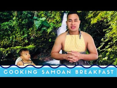Cooking Samoan Food with Asuelu: Koko Alaisa & Panikeke Mafolafola (cocoa rice & flat pancakes)