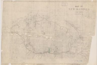 Map of New Hanover / J.H. Hunt, Chief Surveyor