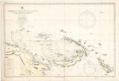 Northeast coast of New Guinea, including Bismarck Archipelago and the offlying islands and reefs, South Pacific Ocean : compiled from latest information / Hydrographic Office