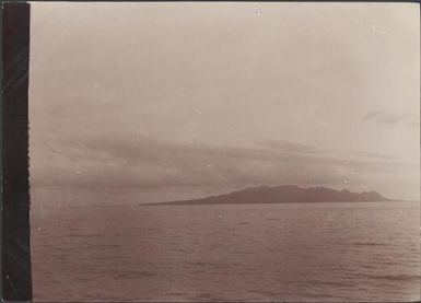 Savo Island viewed from the north, Solomon Islands, 1906 / J.W. Beattie