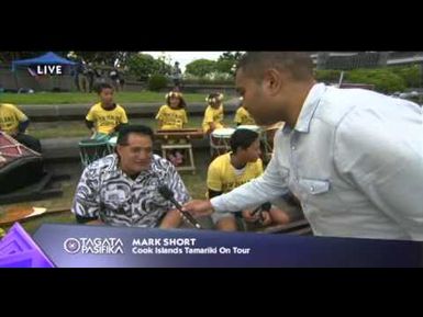 Cook Island drummers perform at the NZ Arts Festival