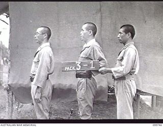 RABAUL, NEW BRITAIN, 1946-02-05. IDENTIFICATION PHOTOGRAPH OF SUSPECTED JAPANESE WAR CRIMINALS