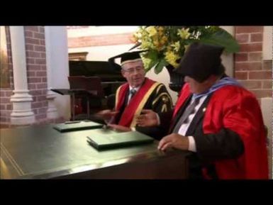 Honorary Doctorate for the Samoan Prime Minister