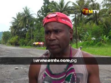 Bumayong's Back Road Deteriorating