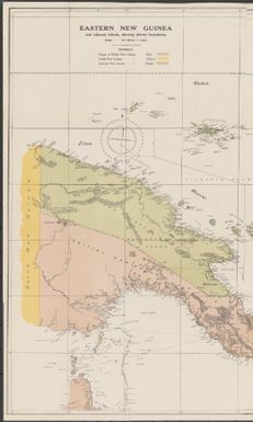 Eastern New Guinea and adjacent islands, showing district boundaries (Sheet 1)