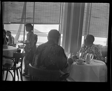 Royal Hawaiian Hotel, dining room, Honolulu, Hawaii