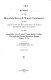 Report to the Legislature of the Territory of Hawaii, fifteenth regular session, on the feasibility of a tunnel from Kalihi Valley through the Koolau Mountain Range, Oahu, T.H., as provided by Act 210, Session laws 1927 December, 1928