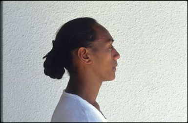 Profile of young man